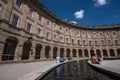 View of Buxton Crescent in England