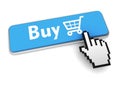 Buy button concept 3d illustration Royalty Free Stock Photo