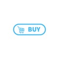 buy button icon vector design. ui material of buy button design Royalty Free Stock Photo