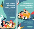 Buy family insurance policy online, best plans Royalty Free Stock Photo