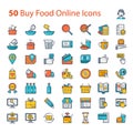 Buy Food Online Icon in vector format