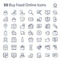 Buy Food Online Icon in vector format