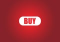 Buy icon color vector modern on red background EPS10 Royalty Free Stock Photo