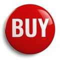 Buy Icon - Isolated Red Symbol Royalty Free Stock Photo