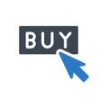 Buy glyph color  icon Royalty Free Stock Photo