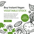 Buy instant vegan vegetable stock, zero trans fat