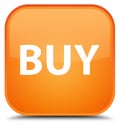 Buy special orange square button Royalty Free Stock Photo