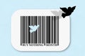 Buy nothing month bar code with freedom dove, buy nothing