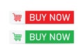 Buy now button with shopping cart icon. Royalty Free Stock Photo