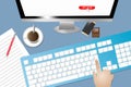 Buy now concept vector