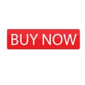 Buy now red button. website element. online shop icon, shopping cart icon Royalty Free Stock Photo