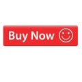 Buy now red button. website element. online shop icon, shopping cart icon Royalty Free Stock Photo