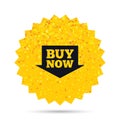 Buy now sign icon. Online buying arrow button.