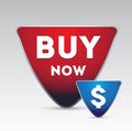 Buy now vector button Royalty Free Stock Photo