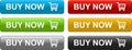 Buy now web buttons colorful Royalty Free Stock Photo