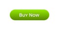 Buy now web interface button green color, customer decision, tourism, credit Royalty Free Stock Photo