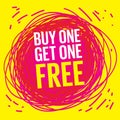 Buy One, Get One Free Poster