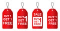 Buy one get one free Royalty Free Stock Photo
