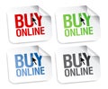 Buy online stickers Royalty Free Stock Photo