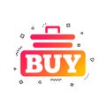 Buy sign icon. Online buying cart button. Vector Royalty Free Stock Photo