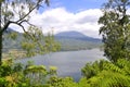 Buyan Lake View in Bali Royalty Free Stock Photo