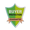 Buyer Protection Guarantee Shield Symbol Isolated Seal Icon