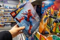 Lego Spiderman constructor game. Minsk, Belarus, 2023