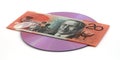 Buying CD, DVD Royalty Free Stock Photo