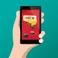 Buying Cinema - Movie Tickets Online on Smartphone