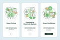 Buying clean electricity onboarding mobile app screen