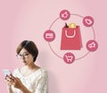 Buying Consumerism Discount Merchandising Shopping Concept