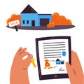 Buying a house through a smart contract
