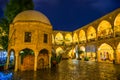 Buyuk Han at night. Largest caravansarai in Cyprus, Nicosia Royalty Free Stock Photo