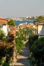 Buyukada Island street view. Buyukada is one of the Princes Islands on Marmara Sea.