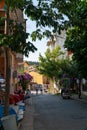 Buyukada Island street view. Buyukada is one of the Princes Islands on Marmara Sea.