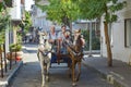 Buyukada Phaeton, Coachman Horse Carriage Ride Royalty Free Stock Photo