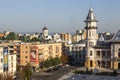 Panorama of the Romanian city of Buzau