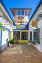 Buzios, Brazil - february 24, 2018: Streets of Buzios are filled with shops and restaurants are popular for tourists to