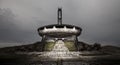 Buzludzha abandoned communist monument Royalty Free Stock Photo