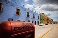Buzon expresso post box on the road in Campeche, Mhexico