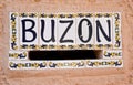 Buzon, Mailbox Royalty Free Stock Photo