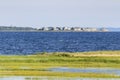 Buzzards Bay coastline in Fairhaven Royalty Free Stock Photo