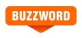 buzzword sticker. buzzword sign on transparent background Royalty Free Stock Photo