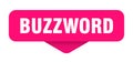 buzzword sticker. buzzword sign on transparent background Royalty Free Stock Photo