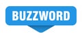 buzzword sticker. buzzword sign on transparent background Royalty Free Stock Photo