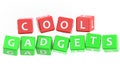 Buzzwords cool gadgets Royalty Free Stock Photo