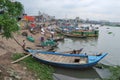 view of Buriganga River, Dhaka, Bangladesh Royalty Free Stock Photo