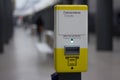 BVG / Public transportation ticket stamp machine in metro station