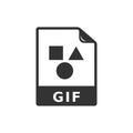 BW Icons -Picture file format Royalty Free Stock Photo