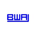 BWA letter logo creative design with vector graphic, BWA Royalty Free Stock Photo